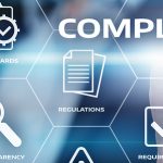 Compliance Rules Law Regulation Policy Business Technology concept.